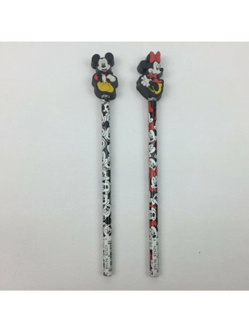 Disney Mickey Minnie Donald Goofy Office Desk Notepad Pencil Eraser Paper Clips
